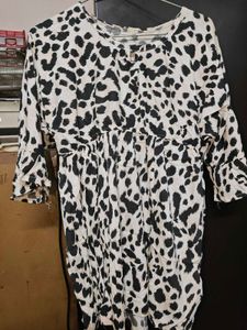 Animal Print Kurti