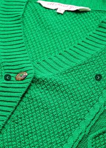 Green Knit Cardigan