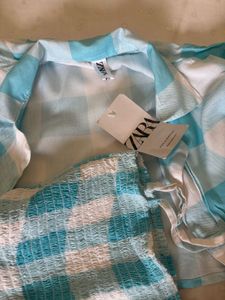 Gingham Two-Piece Set