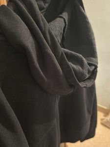 Nike Black Cropped Hoodie