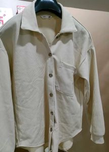 h&amp;m basics shirt - Cream Colored
