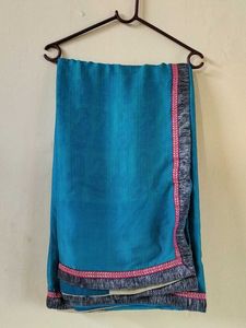 Sea Green Like New , Half Saree Pattern