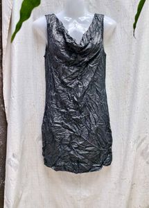 I. CUTE SPARKLY MINI COWL NECK