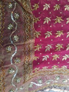 Embroidered saree