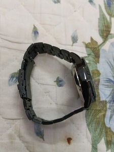 Black Skeleton Automatic Watch