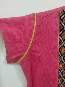 Beautiful Pink A - line Kurti
