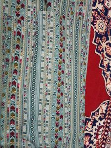 Blue Chevron Kurti N Pant