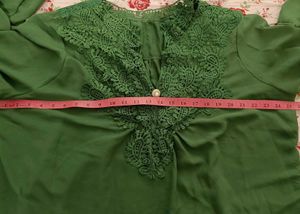Long Sleeved Lace Patchwork Top