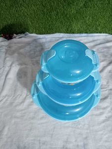 3 Pc Plastic Containers