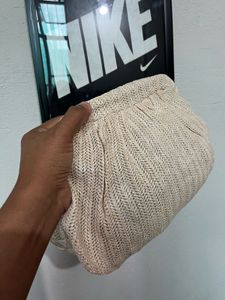Raffia Clutch