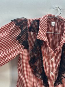 Cute Korean Lace Shirt Top