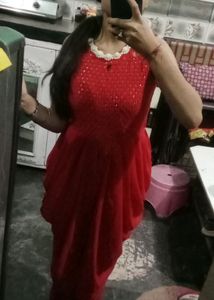 Red Freel Dress