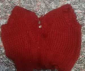 Beautiful Handmade Ladies Woollen Blouse Sweater