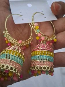 MUlti COLOR JHUMKA