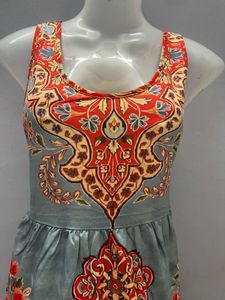Floral Print Sleeveless Dress