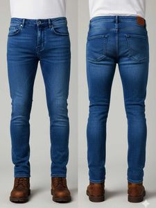 Blue Jeans Slim Fit Denim Pants