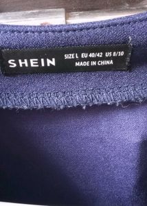 Elegant Navy Blue Midi Dress