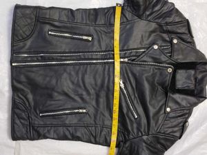 Stylish Black Biker raccine Jacket