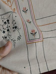 Vintage Floral Print Top