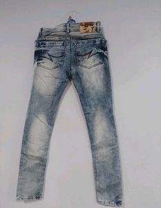 Zara Man Distressed Slim Fit Jeans