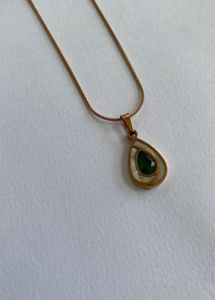 Anti Tarnish Teardrop Stainless Steel Necklace