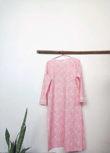 Pink Floral Kurta