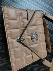 Peach/ Pink Stylish Sling Bag