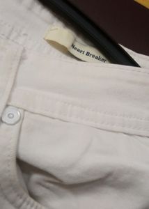 White Scarch Jeans