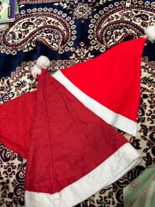 Set Of Four Christmas Caps