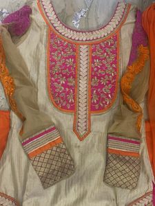 Elegant Embroidered Ethnic Suit