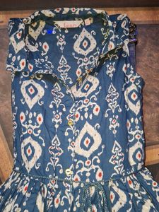 Patterned Fit &amp; Flare Dress