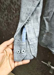 Men's Casual Grey Shirt