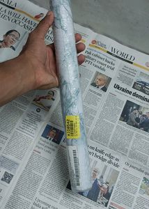 Wallberry Wallpaper Stickers, Marble Effect ,beautiful Green Colour