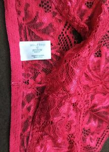 Pink Lace Thong Panty 💚