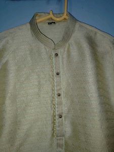 Party Wear Elegant Lime Green Men&#39;s Kurta