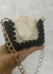 Hand Made Velvet Beads Baby Bag