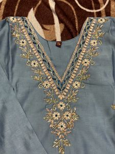 Original Handwork Partywear04 ( Powder Blue)