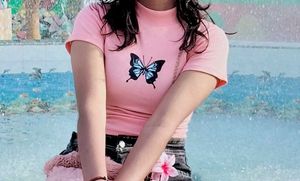Pink Crop Top