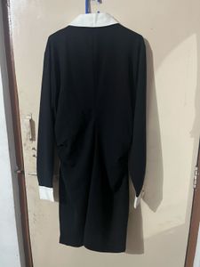 Zara Black Mini Shirt Dress