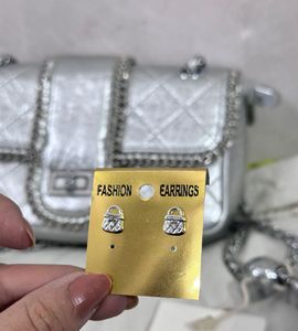 Silver Chain Detail Shoulder Bag