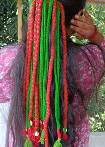 Handmade Unique Tribal boho/Hair strings