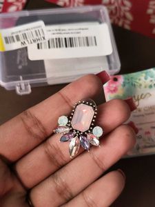 Yellow Chimes Gemstone Earrings