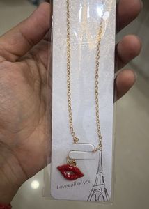 Lip Charm Necklace