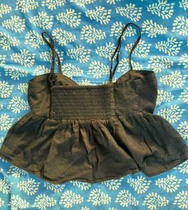 American Eagle Black Crop Top