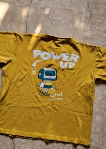 NEW OVERSIZED MUSTARD T-SHIRT