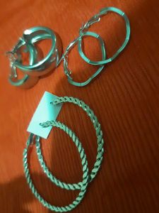 Earrings - Silver Tone