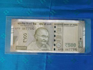 786 🍀Ending With Semi Ladder 500 Rupees Note, Rar