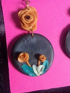 Black Drop Earrings