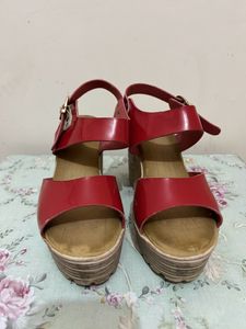 Red Block Sandals❤️