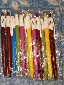 New 12 Pieces  Blue Ball Pen